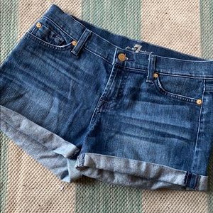 7 for all mankind shorts